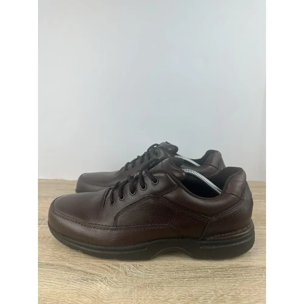 Rockport Men’s Brown Leather Oxford Walking Shoes US 13 EU 47.5 Comfort Lace Up